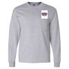 Ultra Cotton Long Sleeve T-Shirt with a Pocket Thumbnail