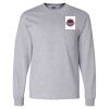 Ultra Cotton Long Sleeve T-Shirt with a Pocket Thumbnail
