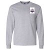 Ultra Cotton Long Sleeve T-Shirt with a Pocket Thumbnail