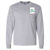 Ultra Cotton Long Sleeve T-Shirt with a Pocket Thumbnail