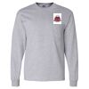 Ultra Cotton Long Sleeve T-Shirt with a Pocket Thumbnail