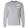 Ultra Cotton Long Sleeve T-Shirt with a Pocket Thumbnail