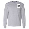 Ultra Cotton Long Sleeve T-Shirt with a Pocket Thumbnail