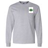 Ultra Cotton Long Sleeve T-Shirt with a Pocket Thumbnail