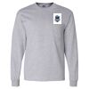 Ultra Cotton Long Sleeve T-Shirt with a Pocket Thumbnail