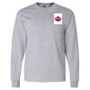 Ultra Cotton Long Sleeve T-Shirt with a Pocket Thumbnail