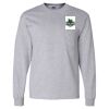 Ultra Cotton Long Sleeve T-Shirt with a Pocket Thumbnail