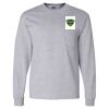 Ultra Cotton Long Sleeve T-Shirt with a Pocket Thumbnail