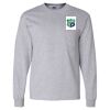 Ultra Cotton Long Sleeve T-Shirt with a Pocket Thumbnail