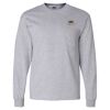 Ultra Cotton Long Sleeve T-Shirt with a Pocket Thumbnail