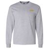 Ultra Cotton Long Sleeve T-Shirt with a Pocket Thumbnail