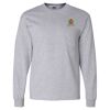 Ultra Cotton Long Sleeve T-Shirt with a Pocket Thumbnail