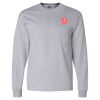 Ultra Cotton Long Sleeve T-Shirt with a Pocket Thumbnail