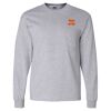 Ultra Cotton Long Sleeve T-Shirt with a Pocket Thumbnail