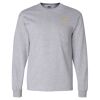Ultra Cotton Long Sleeve T-Shirt with a Pocket Thumbnail