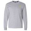 Ultra Cotton Long Sleeve T-Shirt with a Pocket Thumbnail