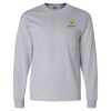 Ultra Cotton Long Sleeve T-Shirt with a Pocket Thumbnail