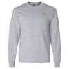 Ultra Cotton Long Sleeve T-Shirt with a Pocket Thumbnail