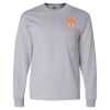 Ultra Cotton Long Sleeve T-Shirt with a Pocket Thumbnail