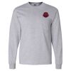 Ultra Cotton Long Sleeve T-Shirt with a Pocket Thumbnail