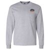 Ultra Cotton Long Sleeve T-Shirt with a Pocket Thumbnail