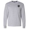 Ultra Cotton Long Sleeve T-Shirt with a Pocket Thumbnail