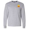 Ultra Cotton Long Sleeve T-Shirt with a Pocket Thumbnail