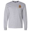 Ultra Cotton Long Sleeve T-Shirt with a Pocket Thumbnail