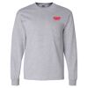 Ultra Cotton Long Sleeve T-Shirt with a Pocket Thumbnail