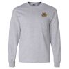 Ultra Cotton Long Sleeve T-Shirt with a Pocket Thumbnail