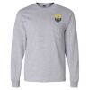 Ultra Cotton Long Sleeve T-Shirt with a Pocket Thumbnail