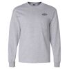 Ultra Cotton Long Sleeve T-Shirt with a Pocket Thumbnail