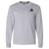 Ultra Cotton Long Sleeve T-Shirt with a Pocket Thumbnail