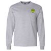 Ultra Cotton Long Sleeve T-Shirt with a Pocket Thumbnail