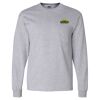 Ultra Cotton Long Sleeve T-Shirt with a Pocket Thumbnail