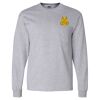 Ultra Cotton Long Sleeve T-Shirt with a Pocket Thumbnail