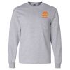 Ultra Cotton Long Sleeve T-Shirt with a Pocket Thumbnail