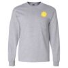 Ultra Cotton Long Sleeve T-Shirt with a Pocket Thumbnail