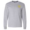 Ultra Cotton Long Sleeve T-Shirt with a Pocket Thumbnail
