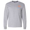 Ultra Cotton Long Sleeve T-Shirt with a Pocket Thumbnail