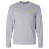 Ultra Cotton Long Sleeve T-Shirt with a Pocket Thumbnail