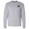 Ultra Cotton Long Sleeve T-Shirt with a Pocket Thumbnail