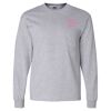 Ultra Cotton Long Sleeve T-Shirt with a Pocket Thumbnail