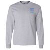 Ultra Cotton Long Sleeve T-Shirt with a Pocket Thumbnail