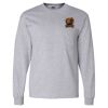 Ultra Cotton Long Sleeve T-Shirt with a Pocket Thumbnail