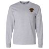 Ultra Cotton Long Sleeve T-Shirt with a Pocket Thumbnail