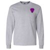 Ultra Cotton Long Sleeve T-Shirt with a Pocket Thumbnail