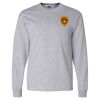 Ultra Cotton Long Sleeve T-Shirt with a Pocket Thumbnail