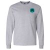 Ultra Cotton Long Sleeve T-Shirt with a Pocket Thumbnail