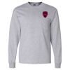 Ultra Cotton Long Sleeve T-Shirt with a Pocket Thumbnail